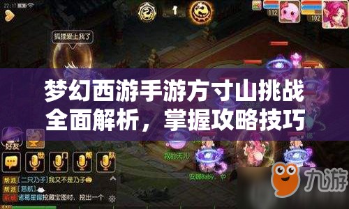 梦幻西游手游方寸山挑战全面解析，掌握攻略技巧，轻松制胜不再是梦