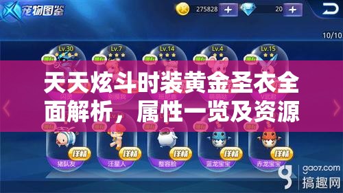 天天炫斗时装黄金圣衣全面解析，属性一览及资源管理高效利用与价值最大化策略