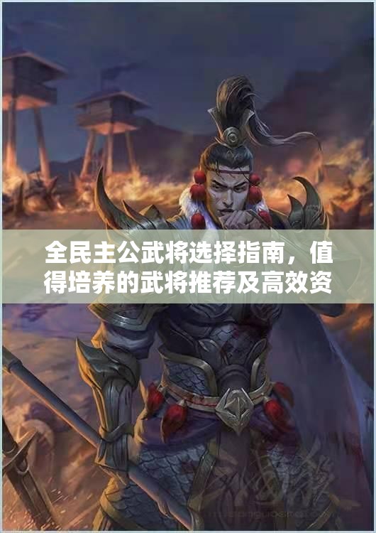 全民主公武将选择指南，值得培养的武将推荐及高效资源管理策略