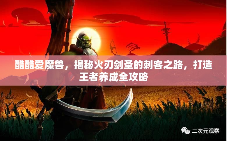 酷酷爱魔兽，揭秘火刃剑圣的刺客之路，打造王者养成全攻略