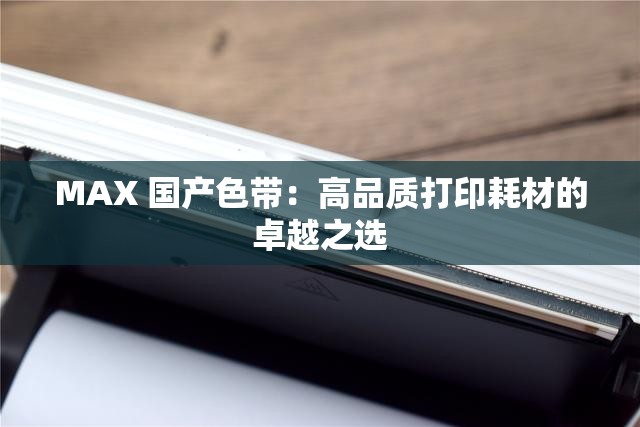 MAX 国产色带：高品质打印耗材的卓越之选