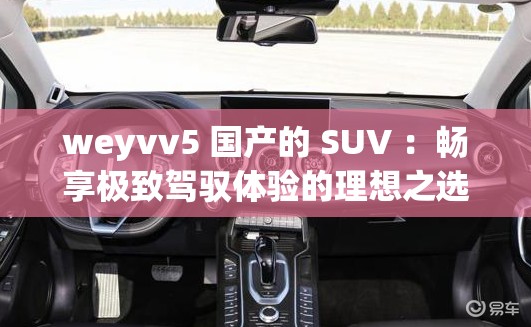 weyvv5 国产的 SUV ：畅享极致驾驭体验的理想之选