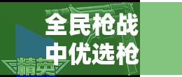 全民枪战中优选枪械的重要性及其资源管理高效利用策略解析