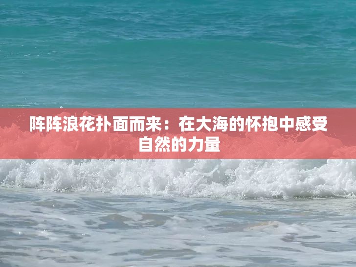 阵阵浪花扑面而来：在大海的怀抱中感受自然的力量