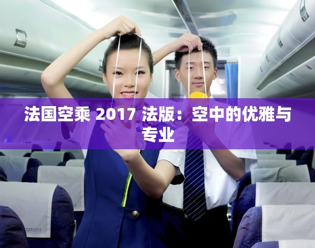 法国空乘 2017 法版：空中的优雅与专业