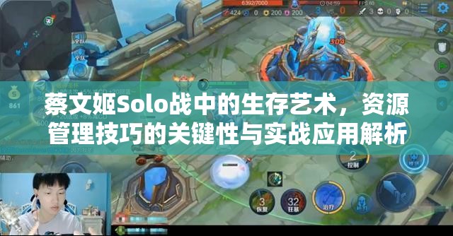 蔡文姬Solo战中的生存艺术，资源管理技巧的关键性与实战应用解析