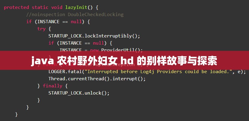 java 农村野外妇女 hd 的别样故事与探索