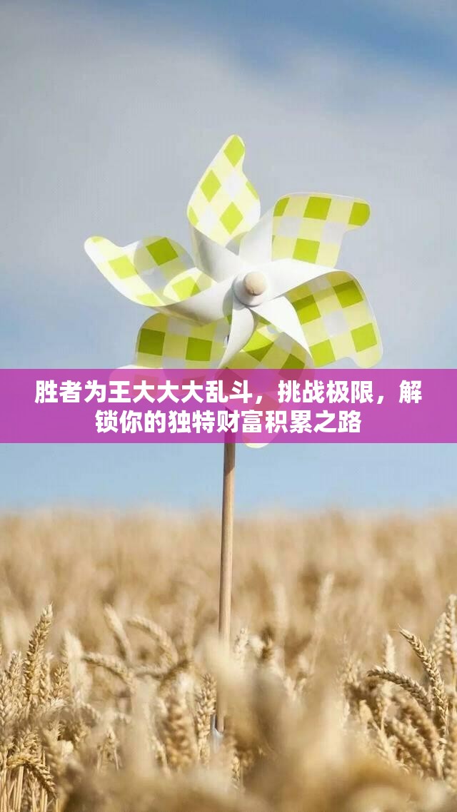 胜者为王大大大乱斗，挑战极限，解锁你的独特财富积累之路