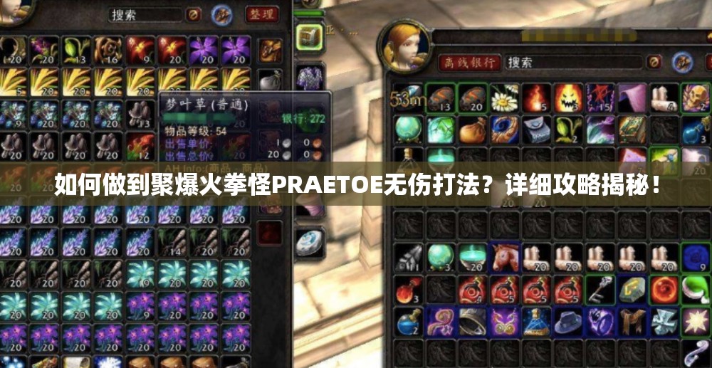 如何做到聚爆火拳怪PRAETOE无伤打法？详细攻略揭秘！