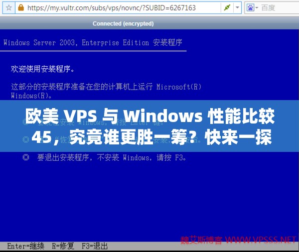 欧美 VPS 与 Windows 性能比较 45，究竟谁更胜一筹？快来一探究竟