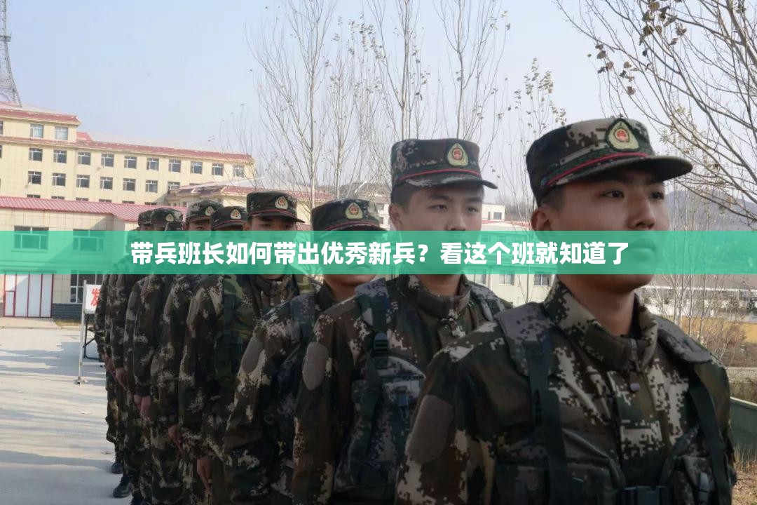 带兵班长如何带出优秀新兵？看这个班就知道了