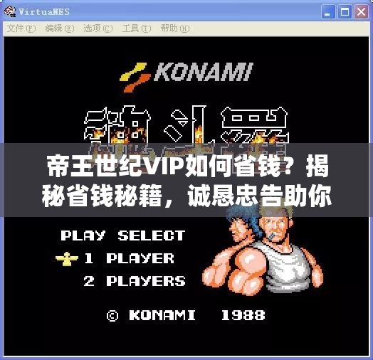 帝王世纪VIP如何省钱？揭秘省钱秘籍，诚恳忠告助你游戏畅玩无负担？