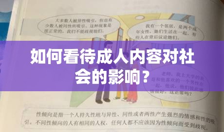 如何看待成人内容对社会的影响？