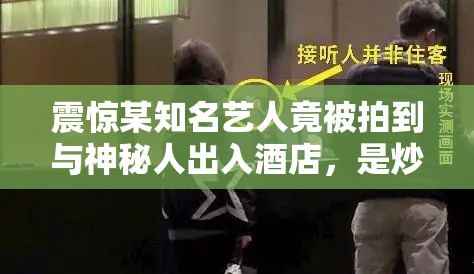 震惊某知名艺人竟被拍到与神秘人出入酒店，是炒作还是另有隐情？