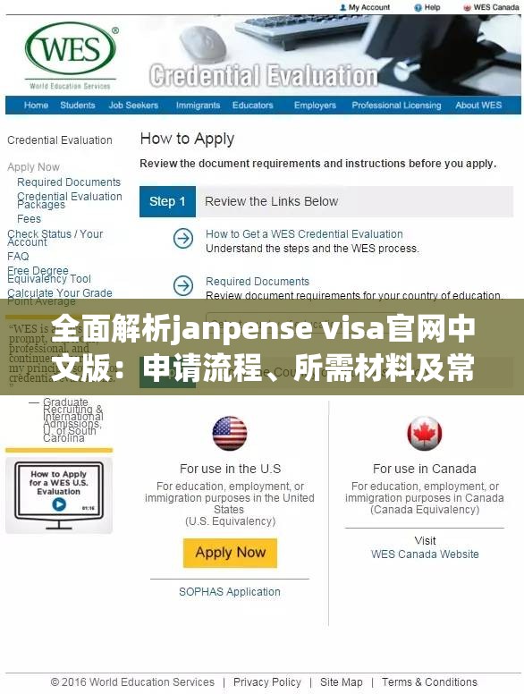 全面解析janpense visa官网中文版：申请流程、所需材料及常见问题解答