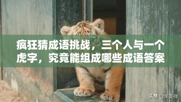 疯狂猜成语挑战，三个人与一个虎字，究竟能组成哪些成语答案？